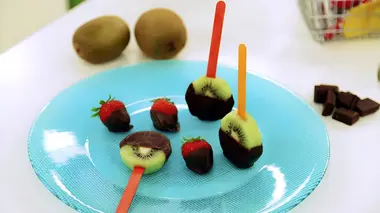 Sucettes de kiwi