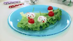 1 2 3 cuisine  Souris et champignons mimosa