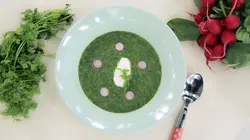 1 2 3 cuisine Velouté de fanes de radis