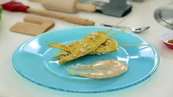 1 2 3 cuisine Brochettes de poulet, sauce satay