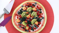 1 2 3 cuisine Pizza pastèque