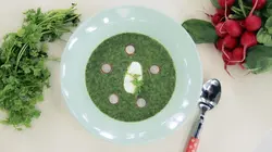 1 2 3 cuisine Velouté de fanes de radis