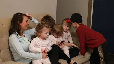 Un dîner surprise pour papa