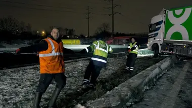 Avec les gendarmes des autoroutes de Champagne