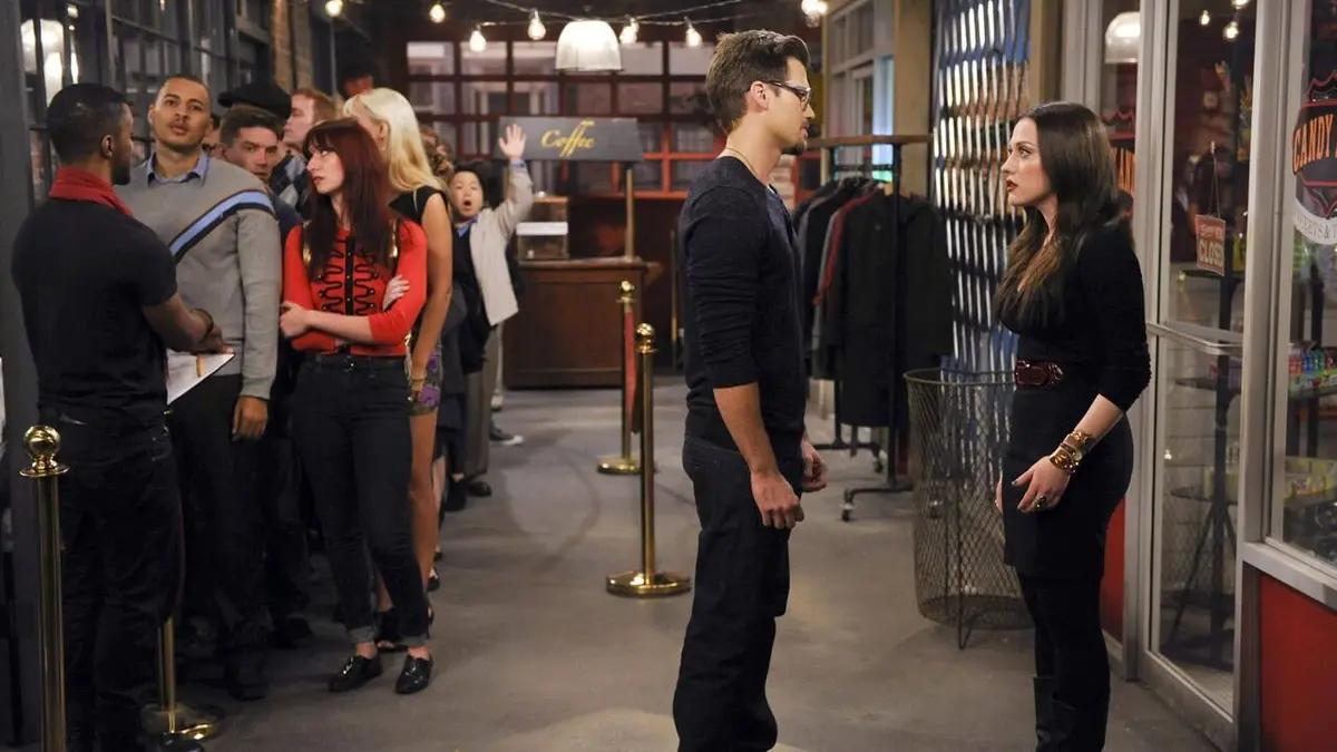 2 Broke Girls S02E10 Et la fête de lancement