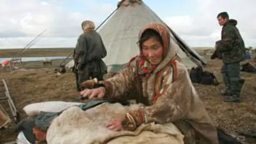 GEO Reportage Petits nomades, grand froid