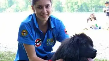 Les chiens sauveteurs du lac de Garde