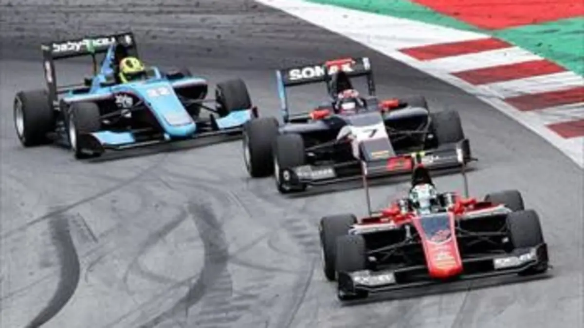 8e manche. 2e course Automobilisme GP3 Series 2018