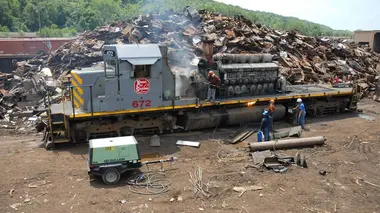 Trains à la casse