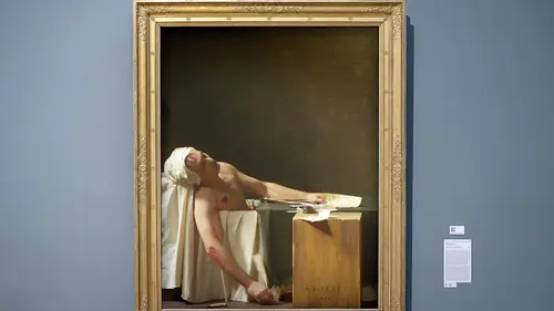 A Musée Vous, A Musée Moi S03E18 "Marat assassiné", J. L. David : Squatteur de salle de bains