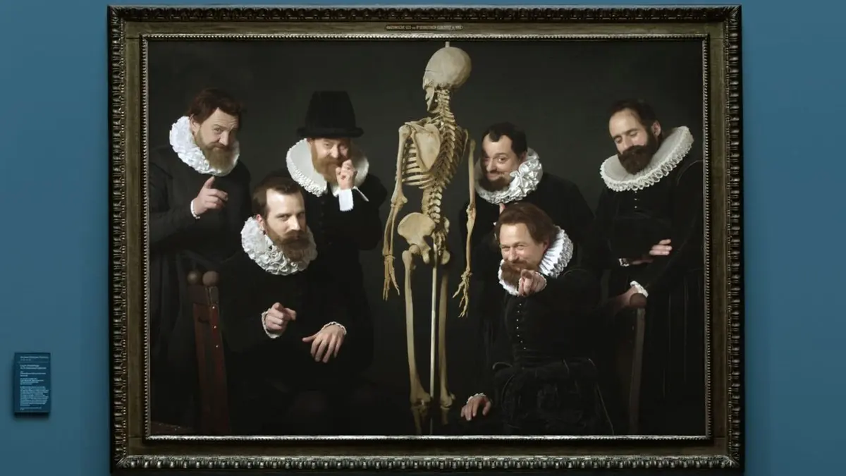 A Musée Vous, A Musée Moi S03E20 "La leçon d'ostéologie du Dr Sebastiaen Egbertsz", N. Pickenoy : Squelette à vendre