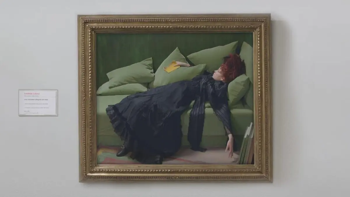 A Musée Vous, A Musée Moi S04E06 "Jeune décadente, après le bal", Ramon Casas – Pinceau challenge