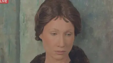 "Femme aux yeux bleus", Amedeo Modigliani : No shave