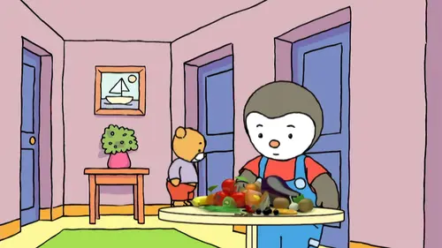 A table T'choupi ! S01E15 Oiseau