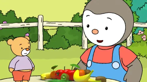 A table T'choupi ! S01E05 L'oiseau