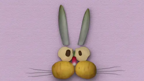 A table T'choupi ! S01E18 Le lapin