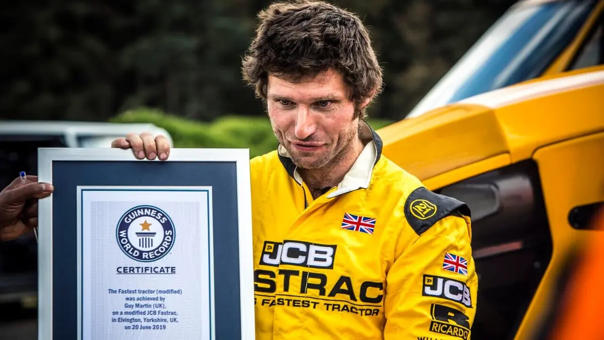 Casting A toute vitesse avec Guy Martin : Le tracteur le plus rapide du monde