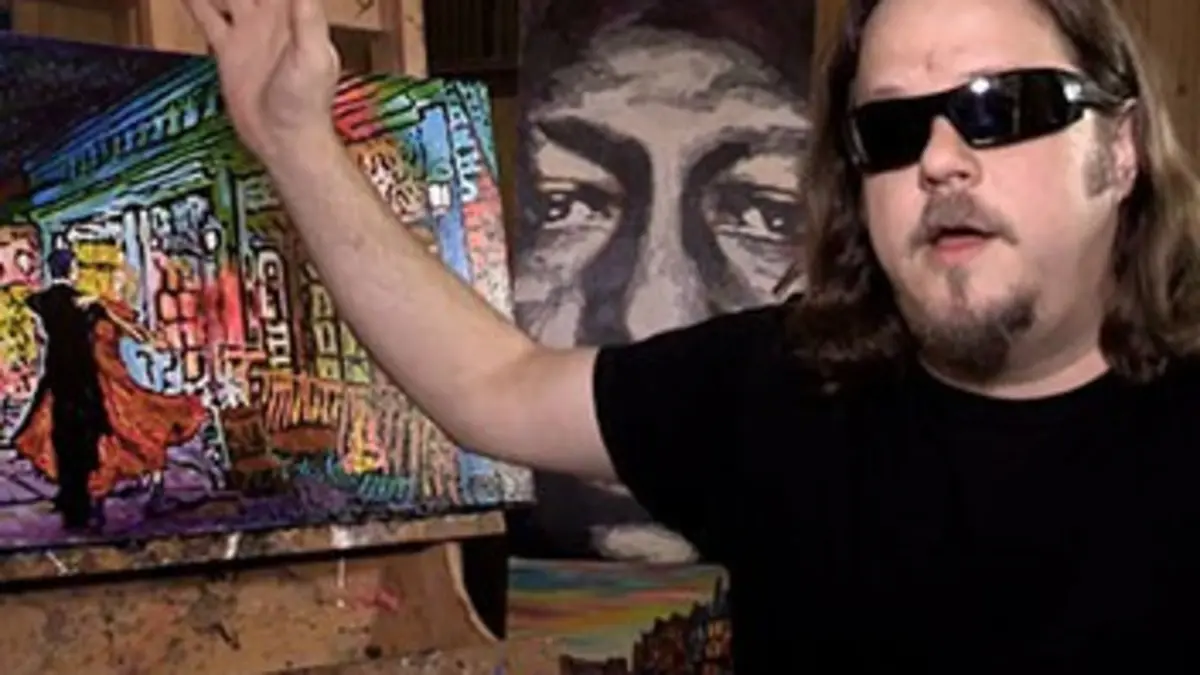 A vous de voir Le monde selon John, peintre et aveugle