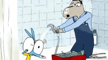 Piscine. - Pique-nique. - Papa bricole