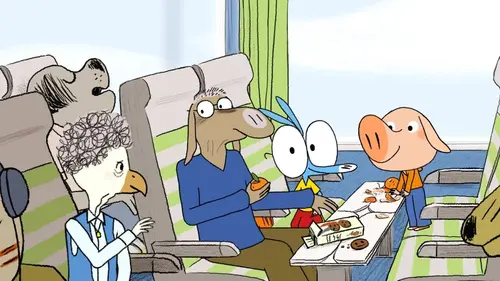 Ariol S01E14 Dans le train