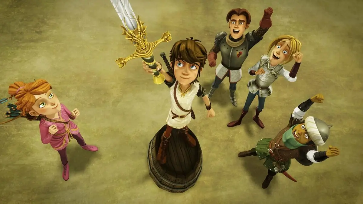 Arthur et les enfants de la Table ronde S01E05 Reine d'un jour