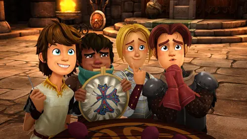 Arthur et les enfants de la Table ronde S02E02 Quatre princes et une écuyère