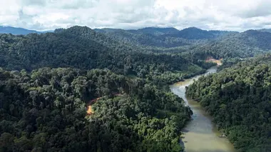Le fleuve Kapuas (Indonésie-Bornéo)