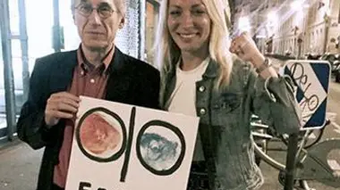 Inna Shevchenko et Gérard Biard