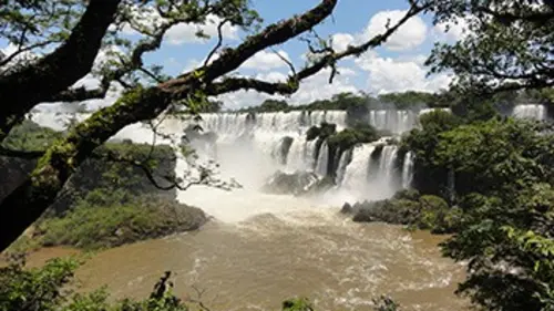 Au coeur des chutes d'Iguazu