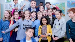 Visuel de Au tableau ! Spécial Emmanuel Macron