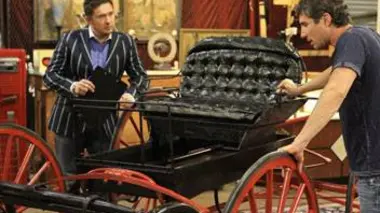 Ancienne voiture à cheval de médecin. - Livret de Cléopâtre