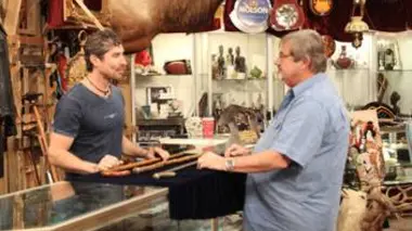 Chariot de péquenaud, anciens poignards japonais