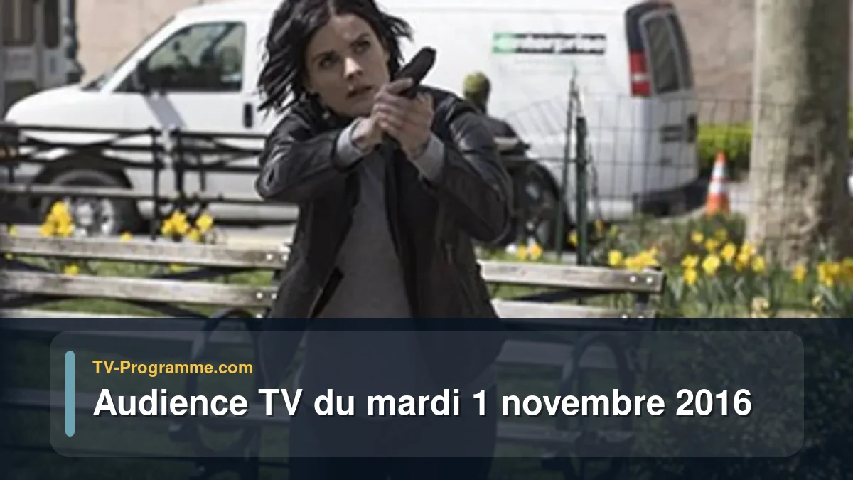 Audiences TV et audimat en prime time du Mardi 1 novembre 2016