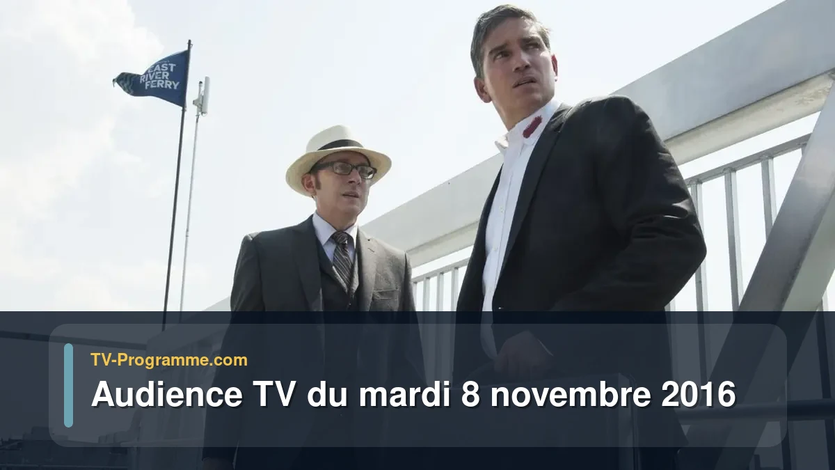 Audience TV du Mardi 8 novembre 2016