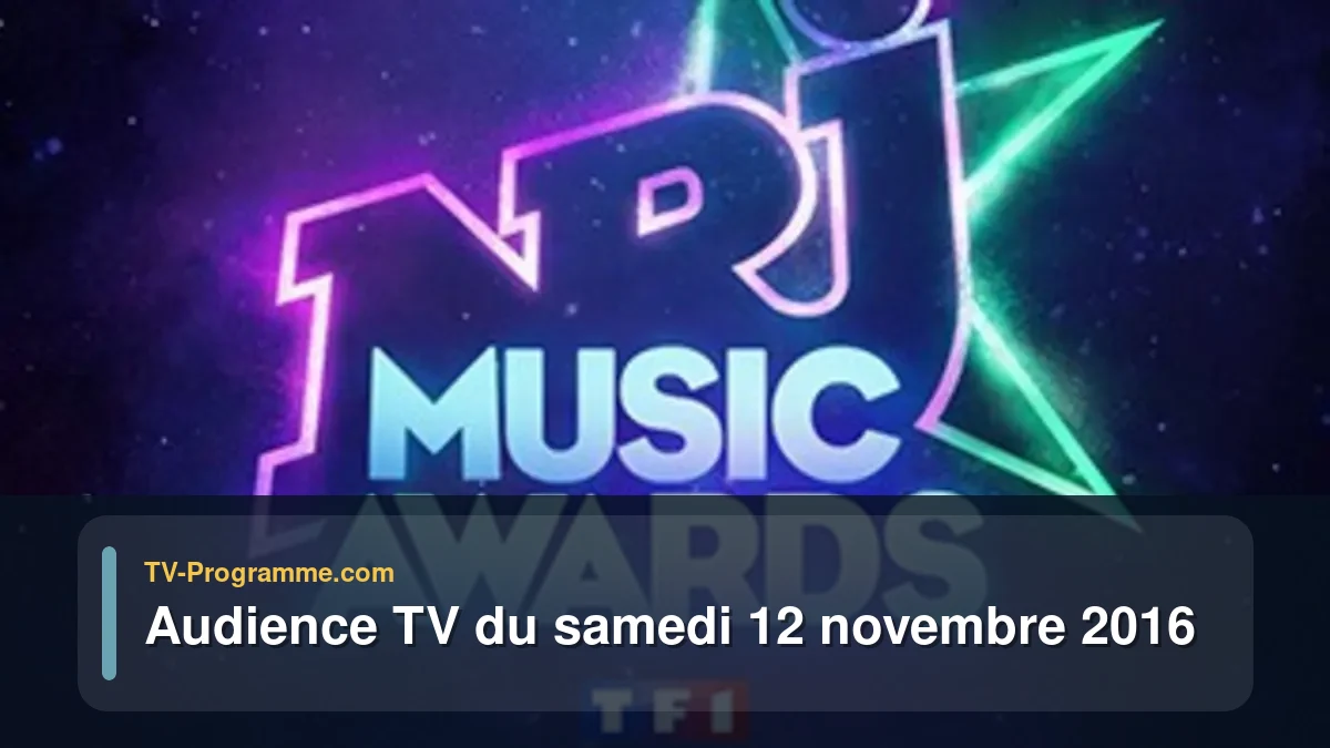 Audience TV du Samedi 12 novembre 2016