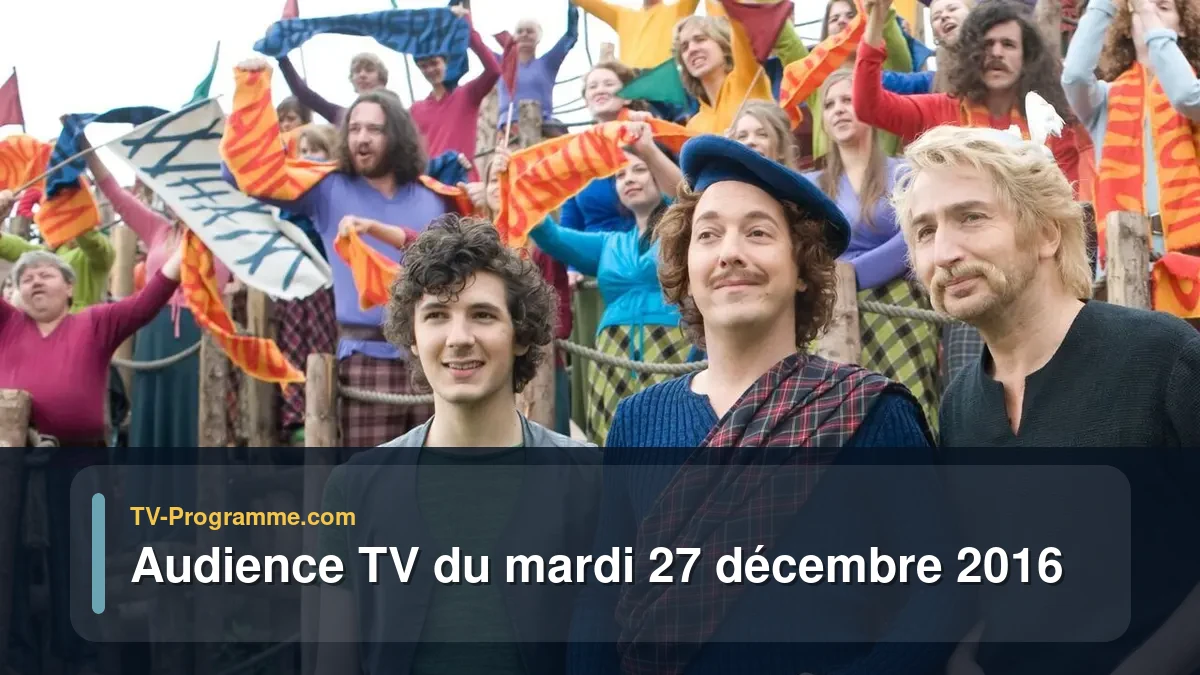 Audience TV du Mardi 27 décembre 2016