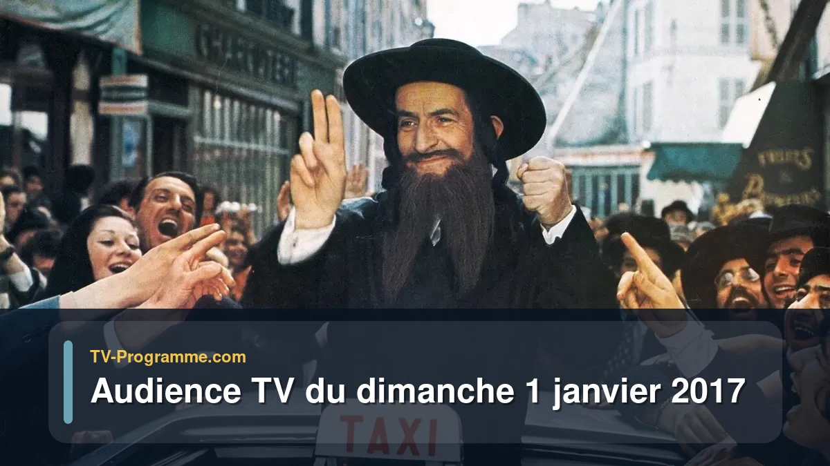 Audiences TV et audimat en prime time du Dimanche 1 janvier 2017