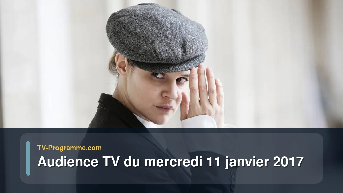 Audiences TV et audimat en prime time du Mercredi 11 janvier 2017