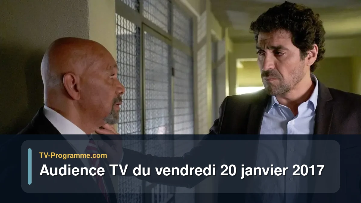 Audience TV du Vendredi 20 janvier 2017