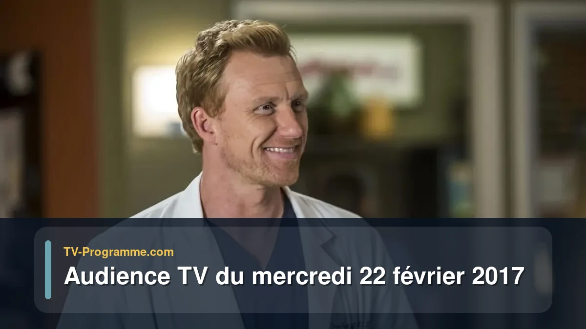 Audiences TV et audimat en prime time du Mercredi 22 février 2017