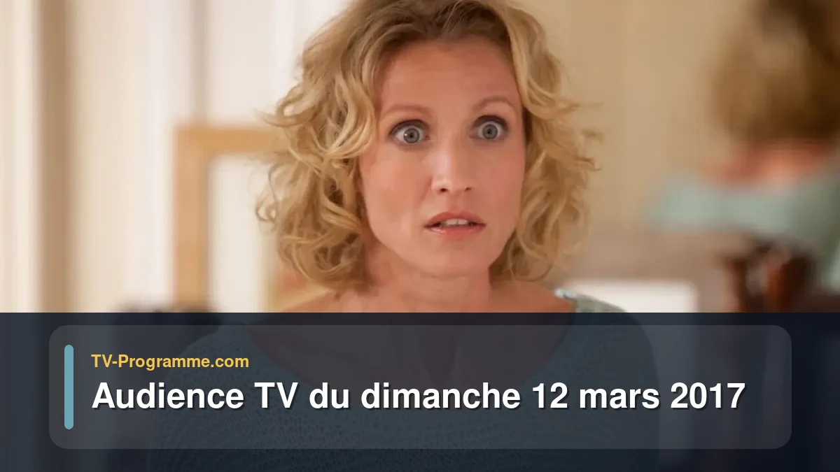 Audiences TV et audimat en prime time du Dimanche 12 mars 2017