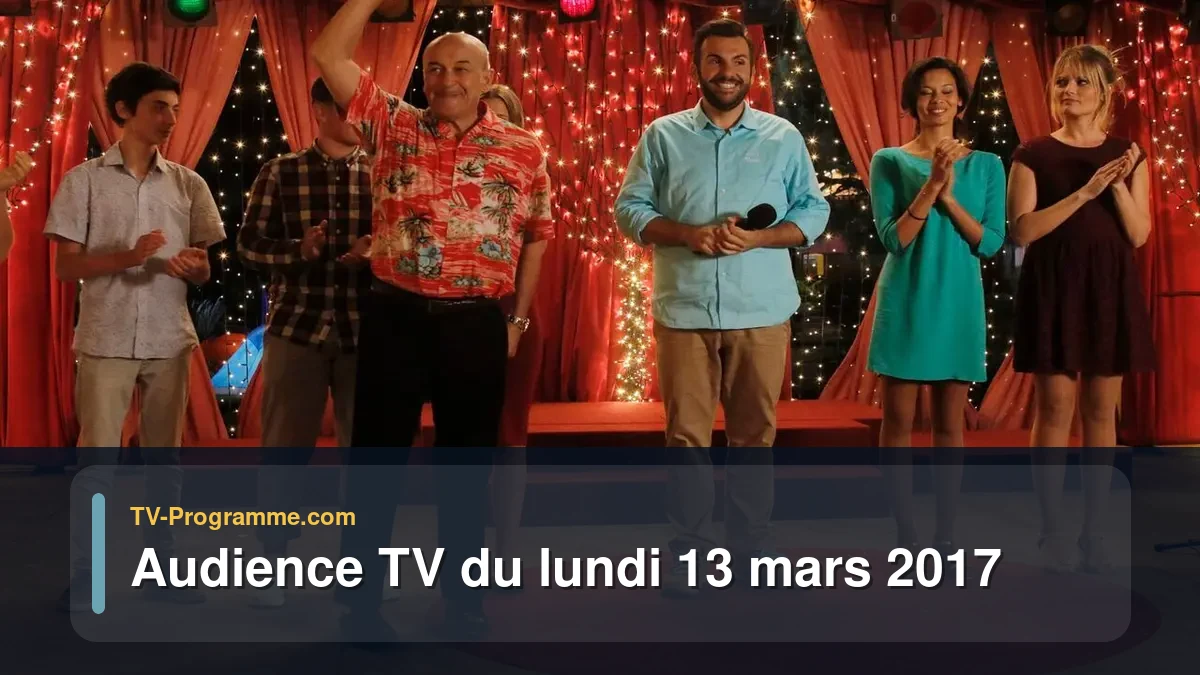 Audiences TV et audimat en prime time du Lundi 13 mars 2017