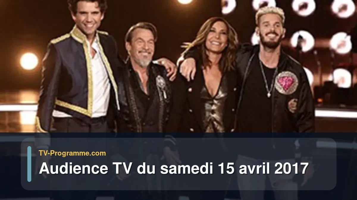 Audiences TV et audimat en prime time du Samedi 15 avril 2017