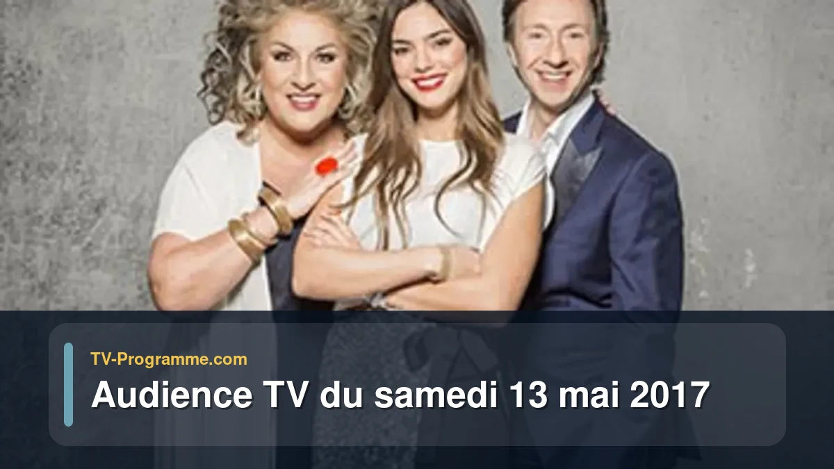 Audience TV du Samedi 13 mai 2017