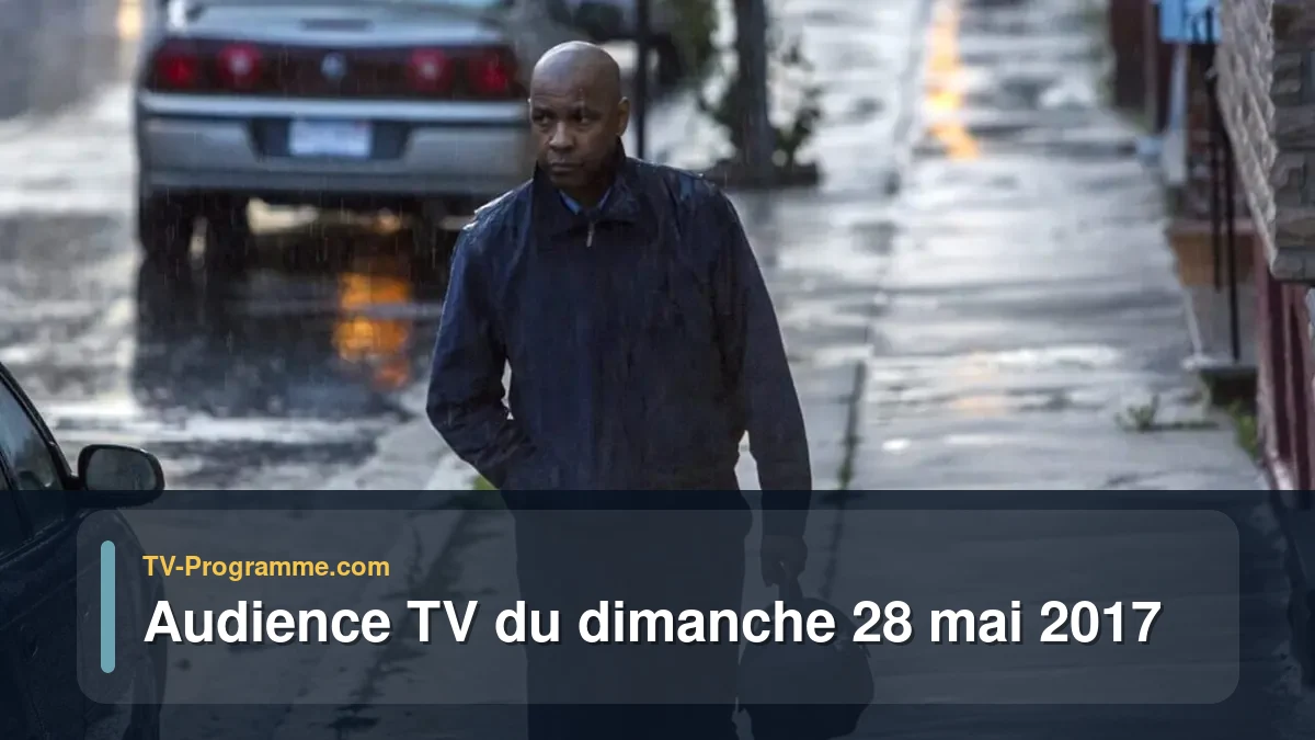 Audiences TV et audimat en prime time du Dimanche 28 mai 2017