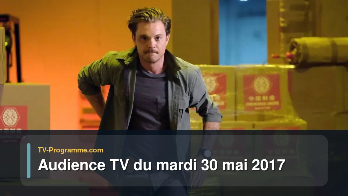 Audience TV du Mardi 30 mai 2017