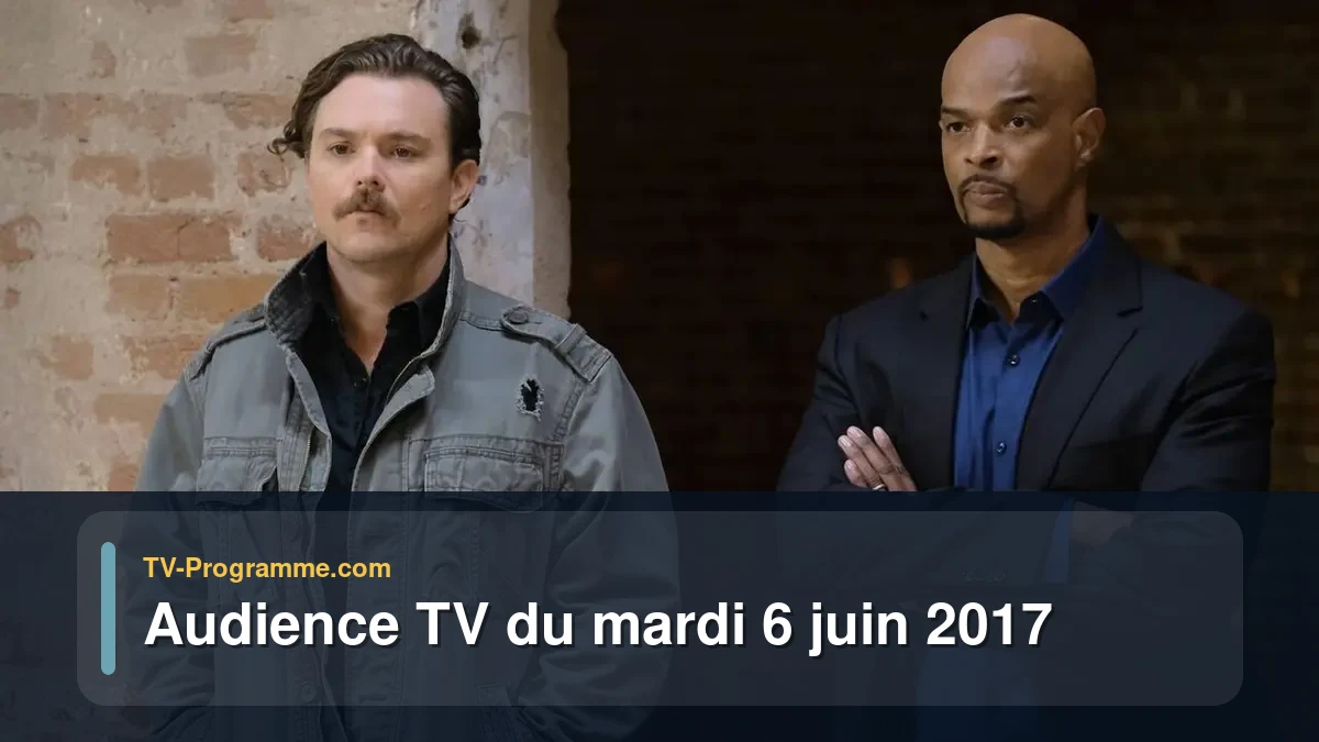 Audiences TV et audimat en prime time du Mardi 6 juin 2017