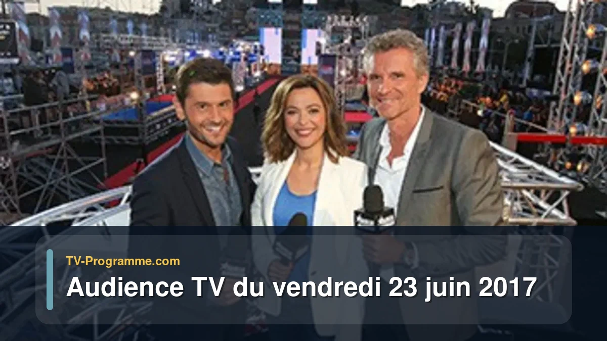 Audience TV du Vendredi 23 juin 2017