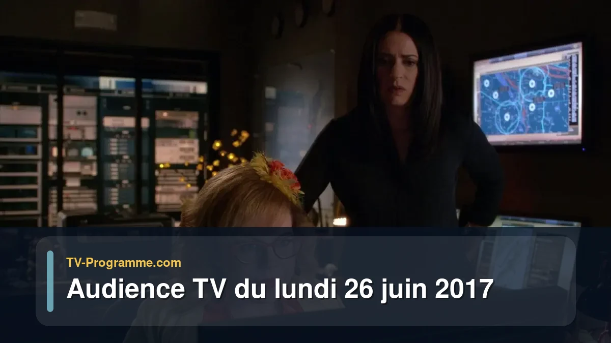 Audiences TV et audimat en prime time du Lundi 26 juin 2017