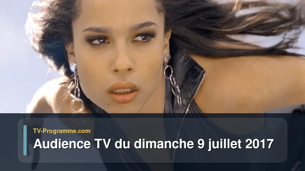 Audience TV du Dimanche 9 juillet 2017